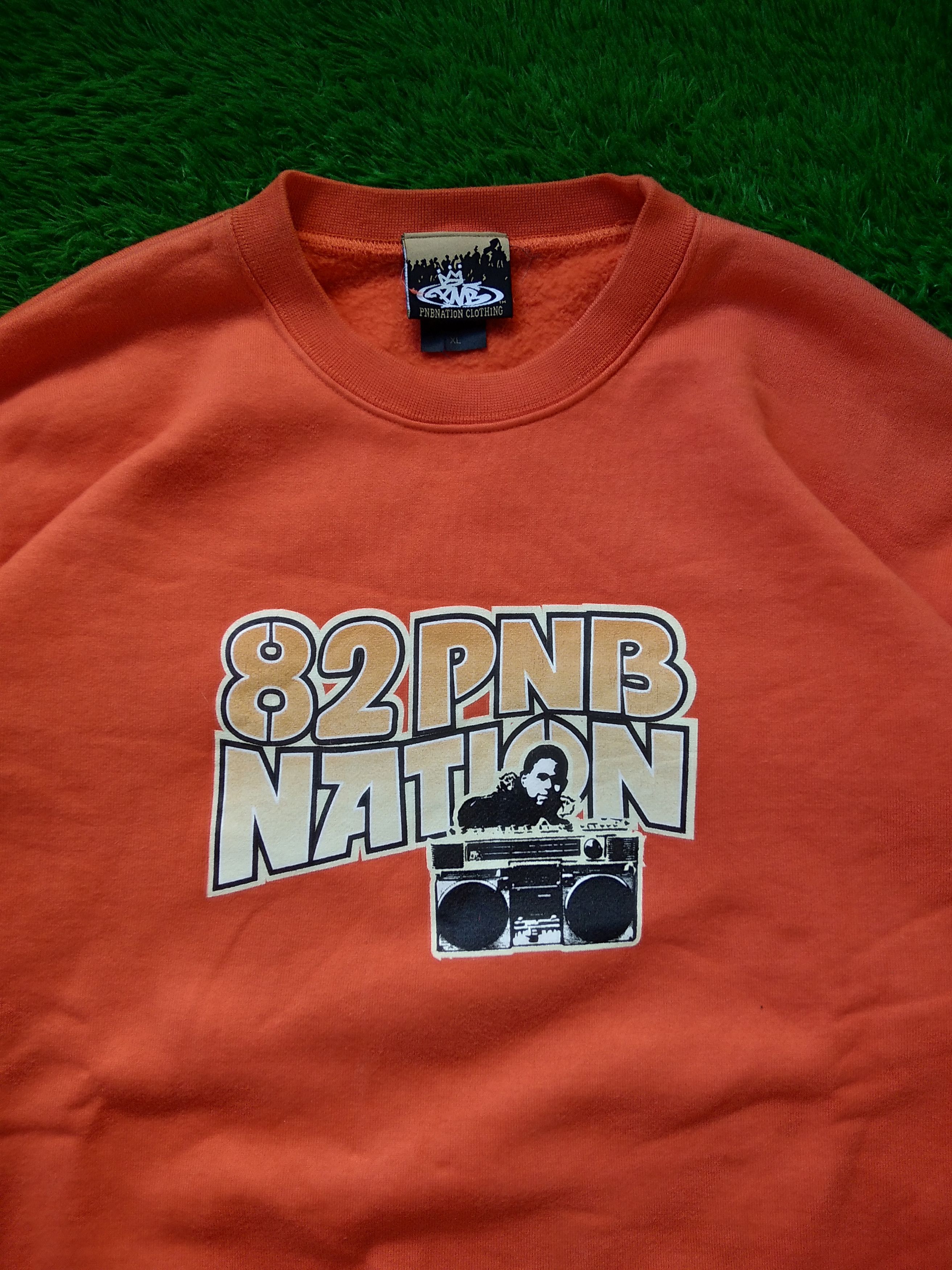 Vintage Vintage PNB Nation Clothing Sweatshirt Size US XL / EU 56 / 4 - 4 Thumbnail