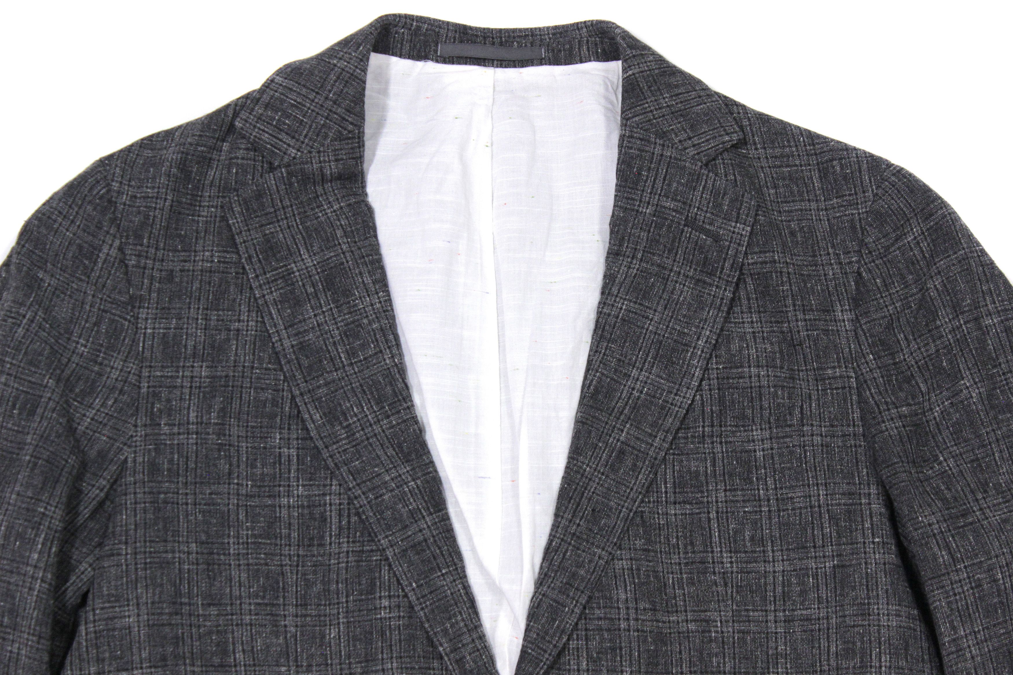 Suitsupply Plaid Linen Havana Suit Size 48R - 4 Thumbnail