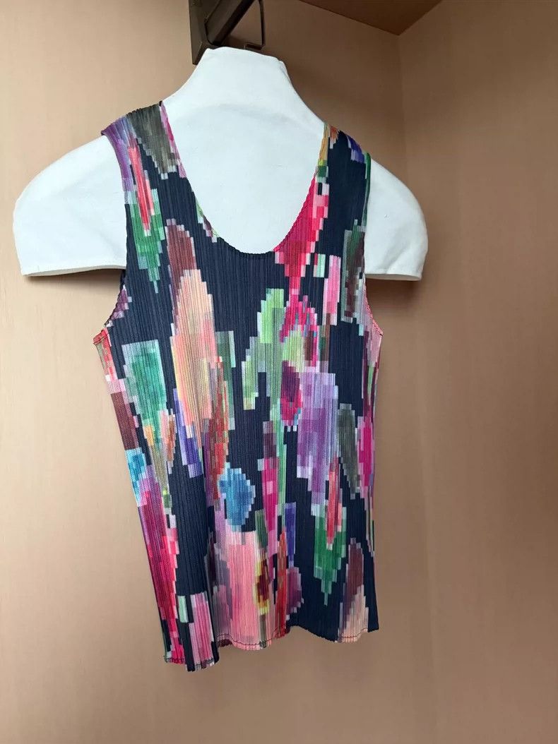 Issey Miyake Issey Miyake Mosaic color block vest Size L / US 10 / IT 46 - 3 Thumbnail