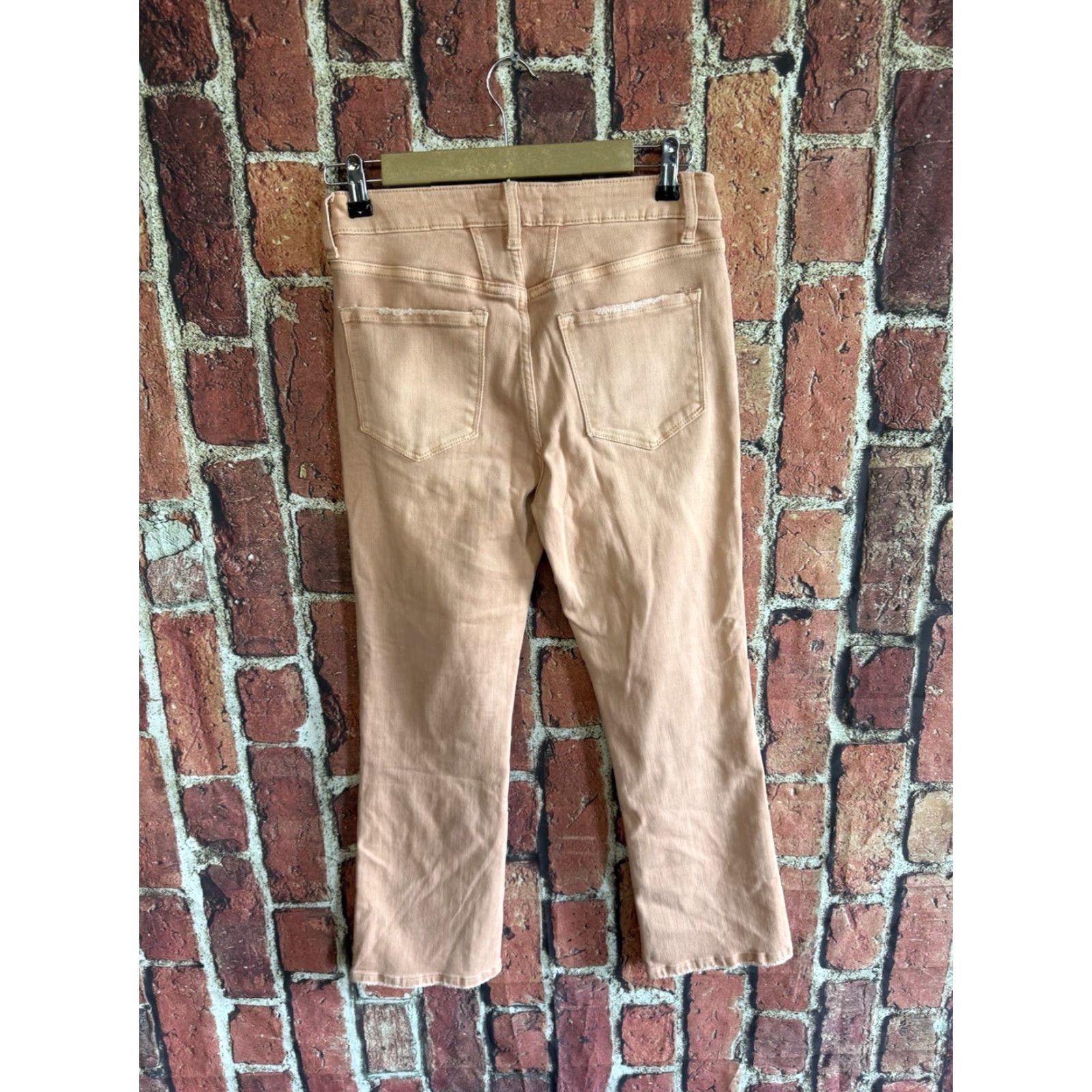 Denime Vervet Womens Jeans Pink Size 27 Straight Leg Denim V3363 Regular Size 27" / US 4 / IT 40 - 2 Thumbnail