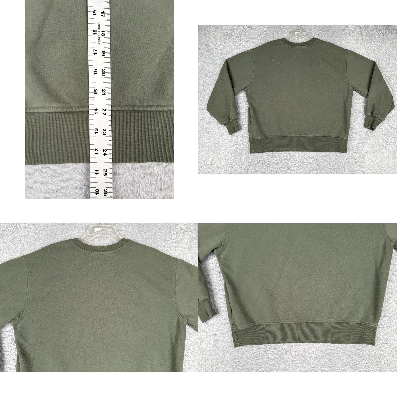The North Face The North Face Sweatshirt Womens XS Green Jersey Crew Neck Logo Pullover Top Size XS / US 0-2 / IT 36-38 - 9 Thumbnail