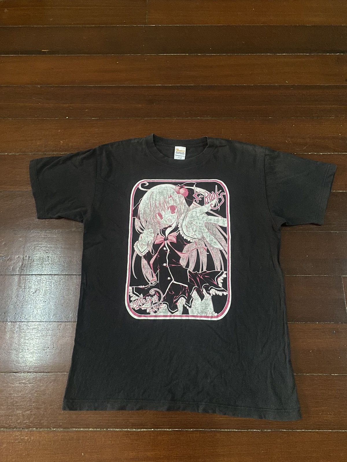 Anime × Japanese Brand × Vintage Rare vintage k-book anime girl waifu ecchi hentai sun faded Size US L / EU 52-54 / 3 - 2 Thumbnail