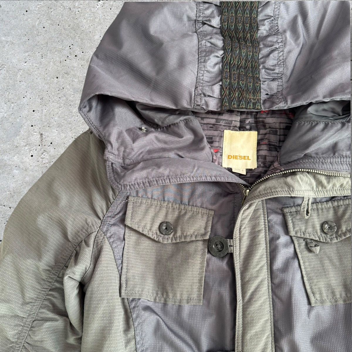Diesel × Vintage DIESEL VINTAGE ARCHIVE RARE HOODED LONG JACKET Size S / US 4 / IT 40 - 5 Thumbnail