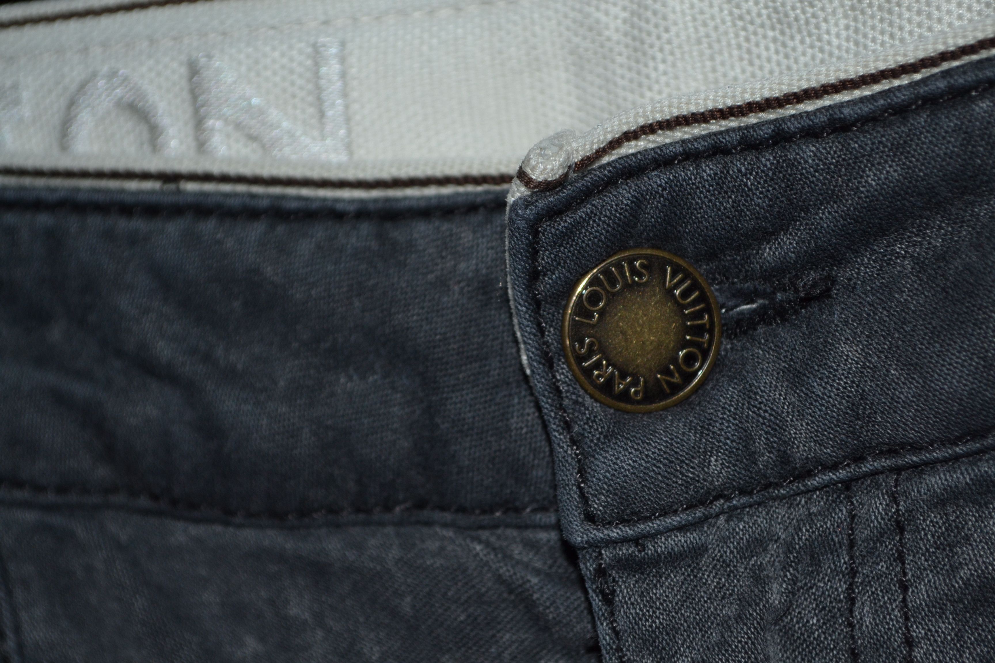 Louis Vuitton Louis Vuitton Gray Stretch Skinny Pants Jeans Logo 38 Size 26" / US 2 / IT 38 - 4 Thumbnail