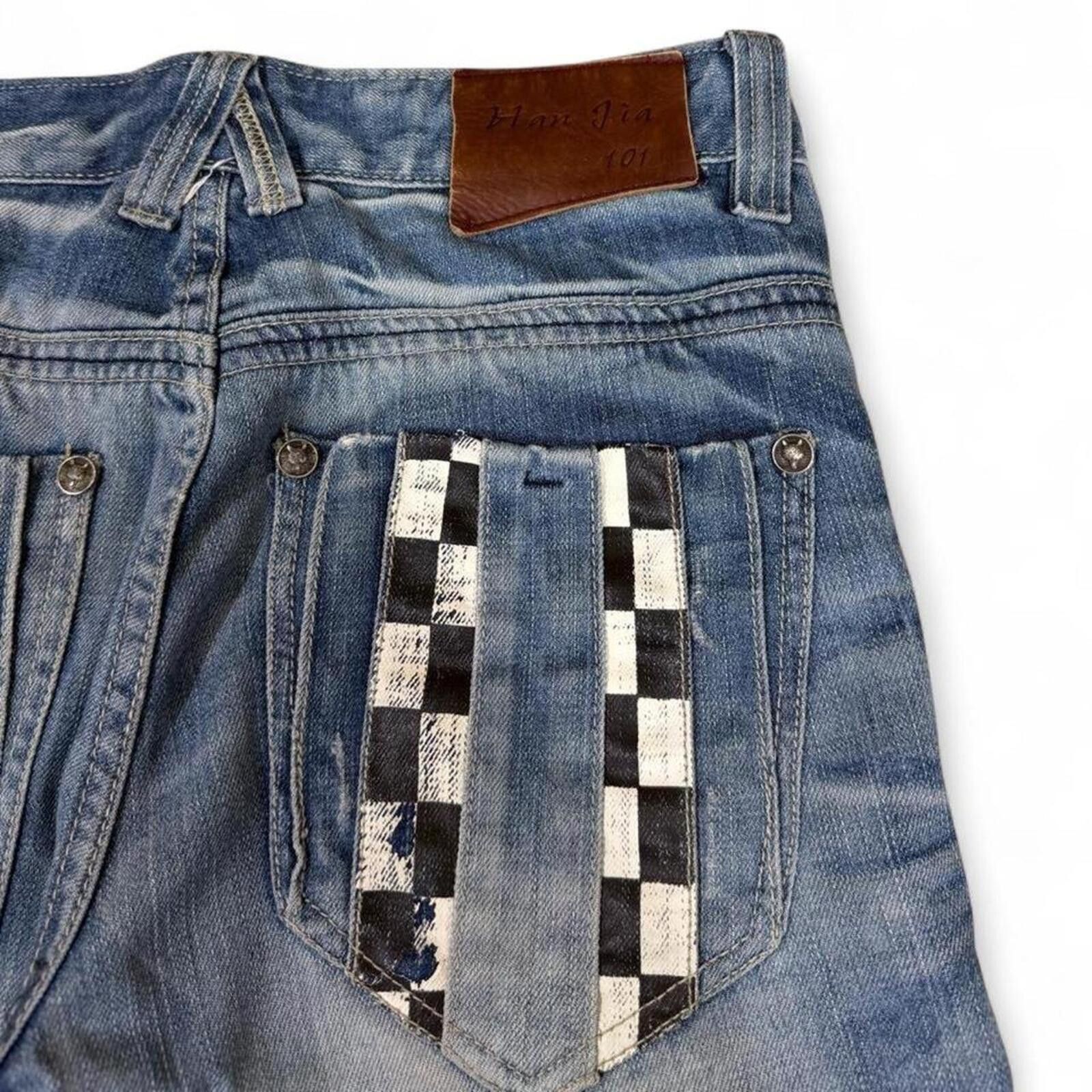 Other HAN JIA Straight fit unique denim jeans Size 30" / US 8 / IT 44 - 5 Thumbnail