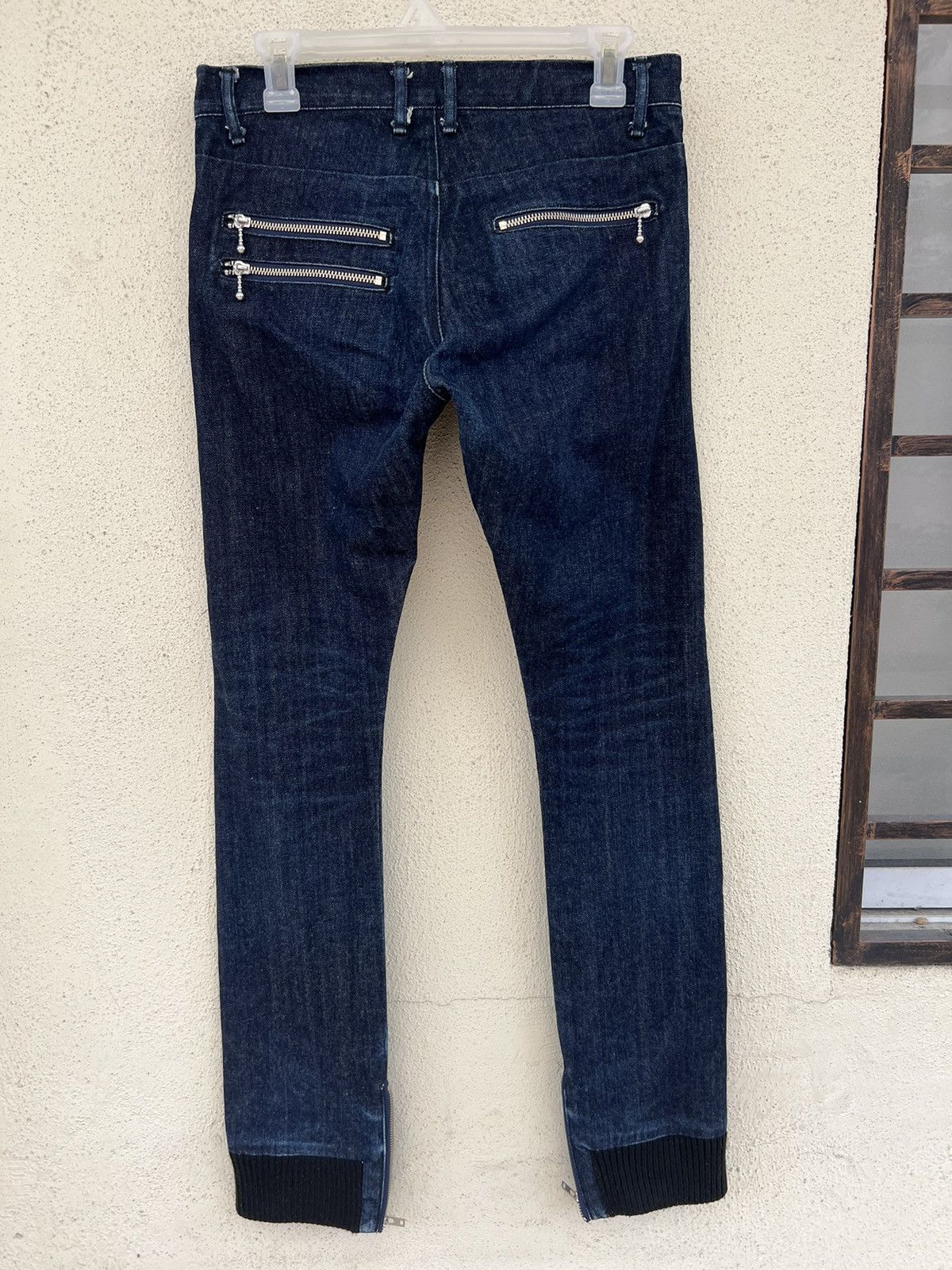 Japanese Brand Vintage AW 2009 PLEIN Yoshida Roberto Hybrid Denim Jeans Size US 29 - 15 Thumbnail