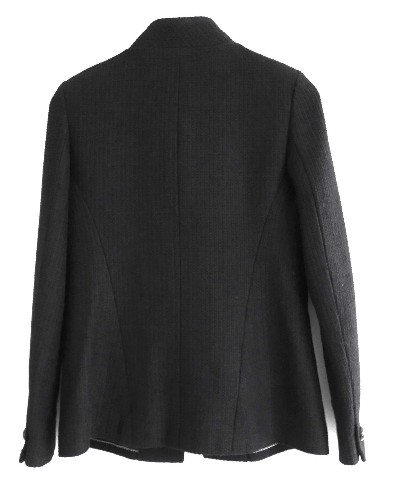 Chanel Chanel Resort 2015 Paris-Dubai Black Tweed Jacket Size S / US 4 / IT 40 - 5 Thumbnail