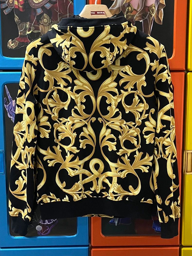 Versace Baroque printed jacket sweatshirt jacket