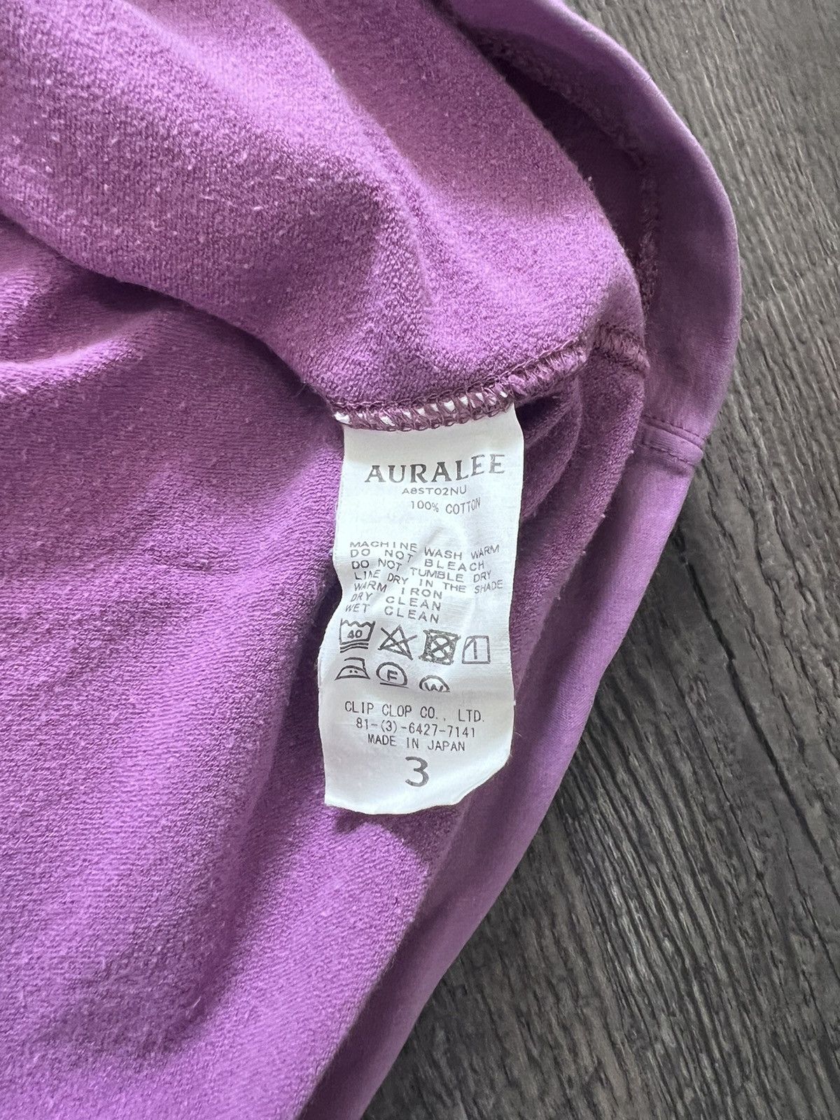 Auralee Basic Tee Size US M / EU 48-50 / 2 - 4 Thumbnail