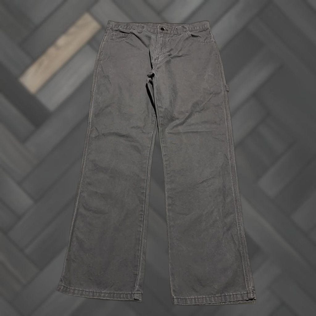 Dickies Dickies Work Pants Mens 34x32 Charcoal Gray Carpenter Utility Cotton Pants Size US 34 / EU 50 - 1 Thumbnail