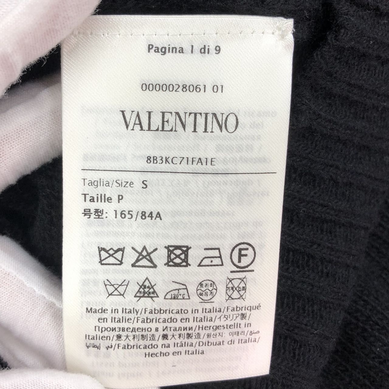 Valentino Valentino Collection Black Wool Knit Sweater K26WX Size S / US 4 / IT 40 - 6 Thumbnail