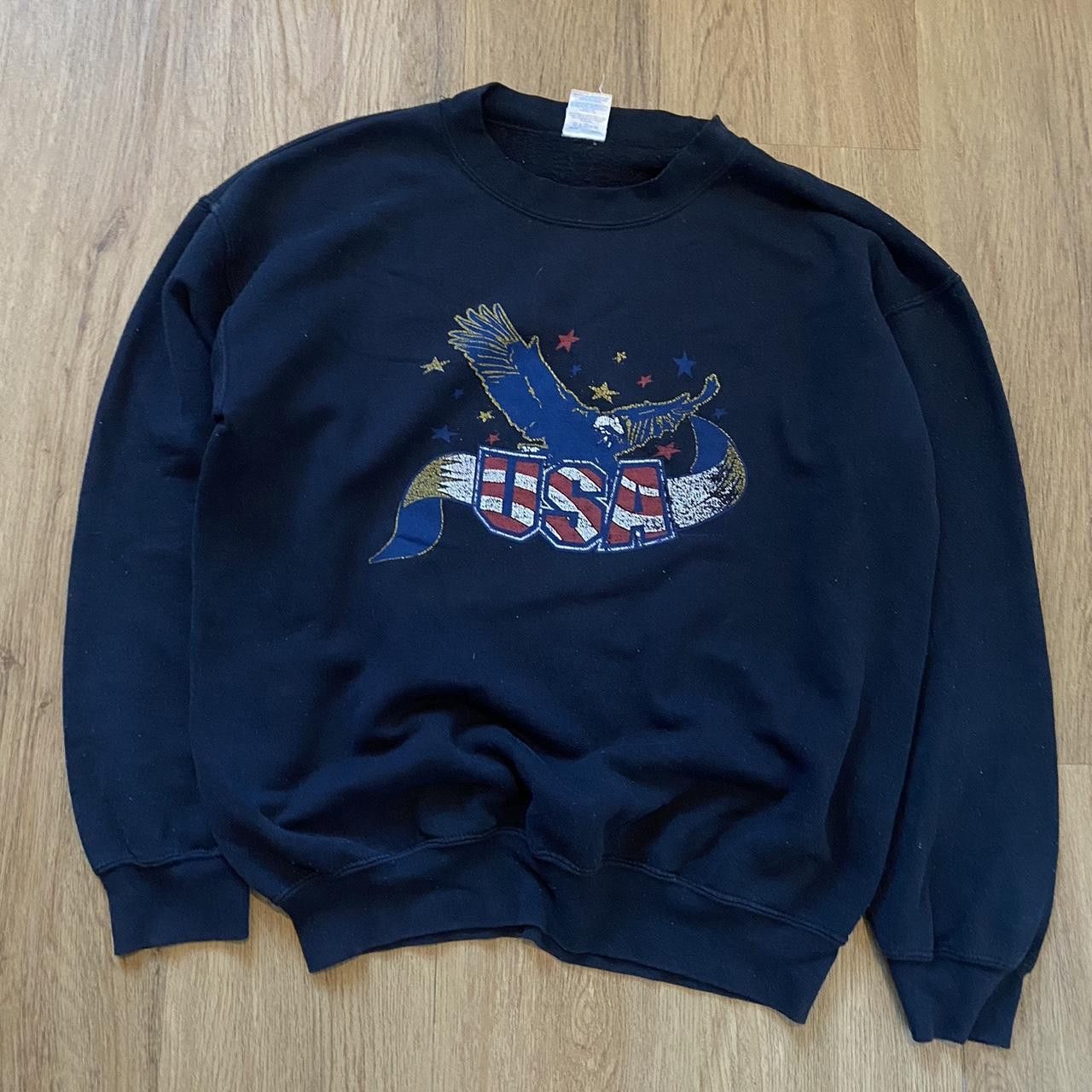 Gildan USA United States Eagle Crewneck Sweatshirt Size US M / EU 48-50 / 2 - 1 Thumbnail