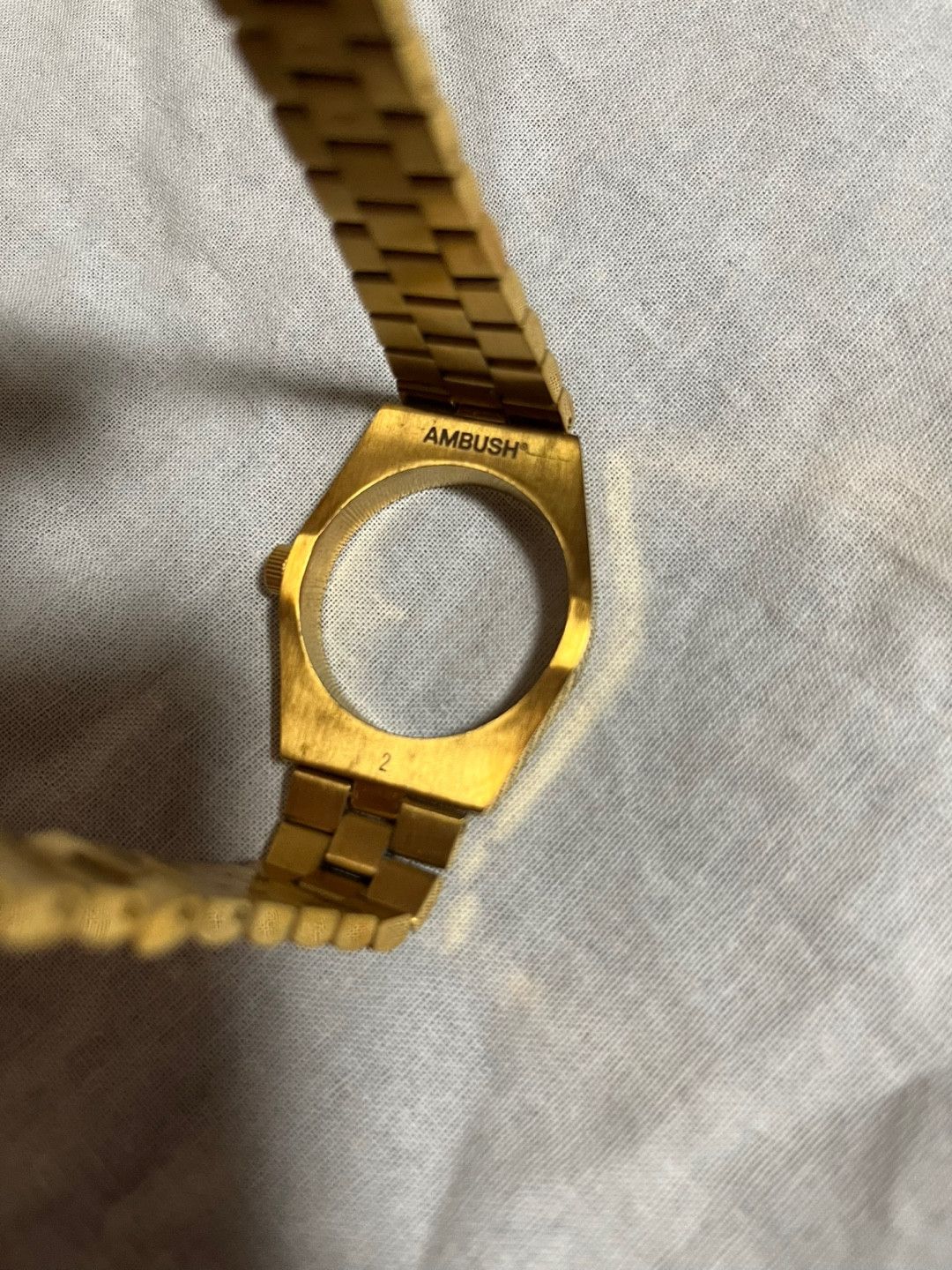 Ambush Design 'TIMELESS' wrist watch / gold Size ONE SIZE - 3 Thumbnail