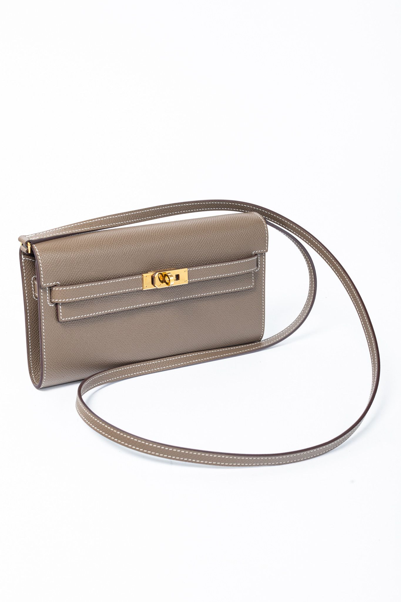 Hermes Hermes Kelly To Go Etoupe Epsom Leather GHW Wallet Size ONE SIZE - 5 Thumbnail