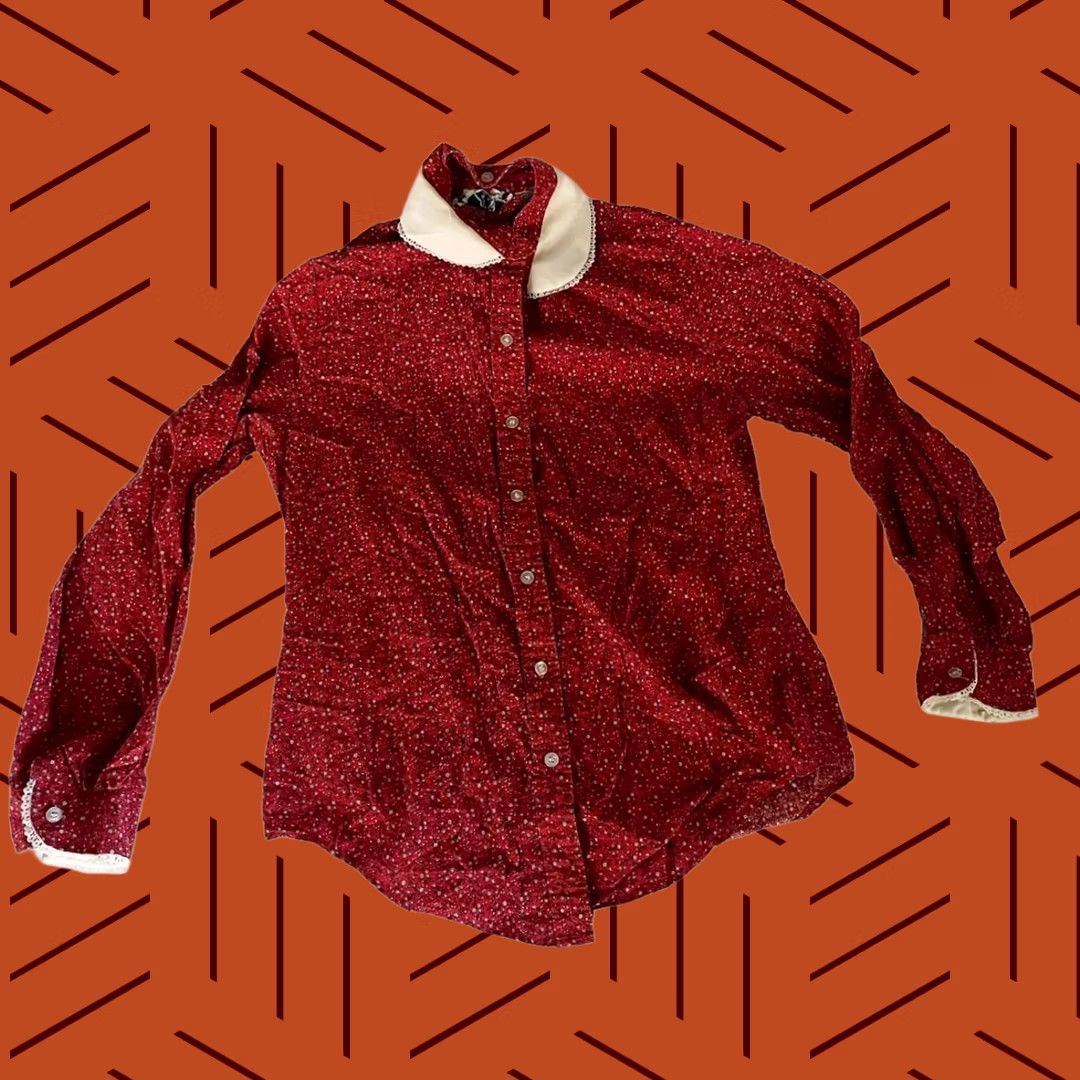 Vintage VINTAGE Firecracker Button Down Shirt Floral Pattern 1970's Womens Size S Size S / US 4 / IT 40 - 1 Thumbnail