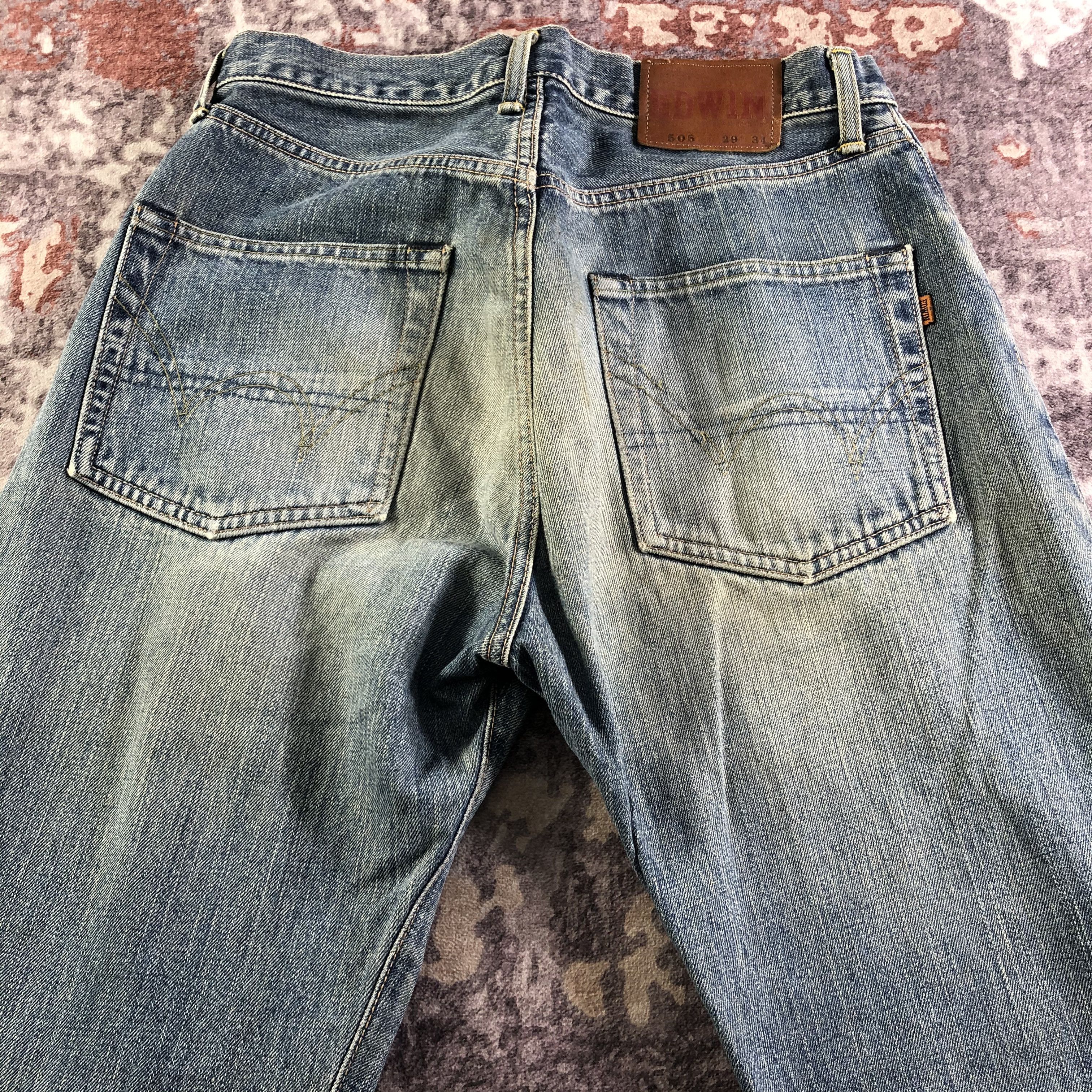 Edwin Vintage Edwin 505 Selvedge Jeans-JM3568 Size US 31 - 5 Thumbnail