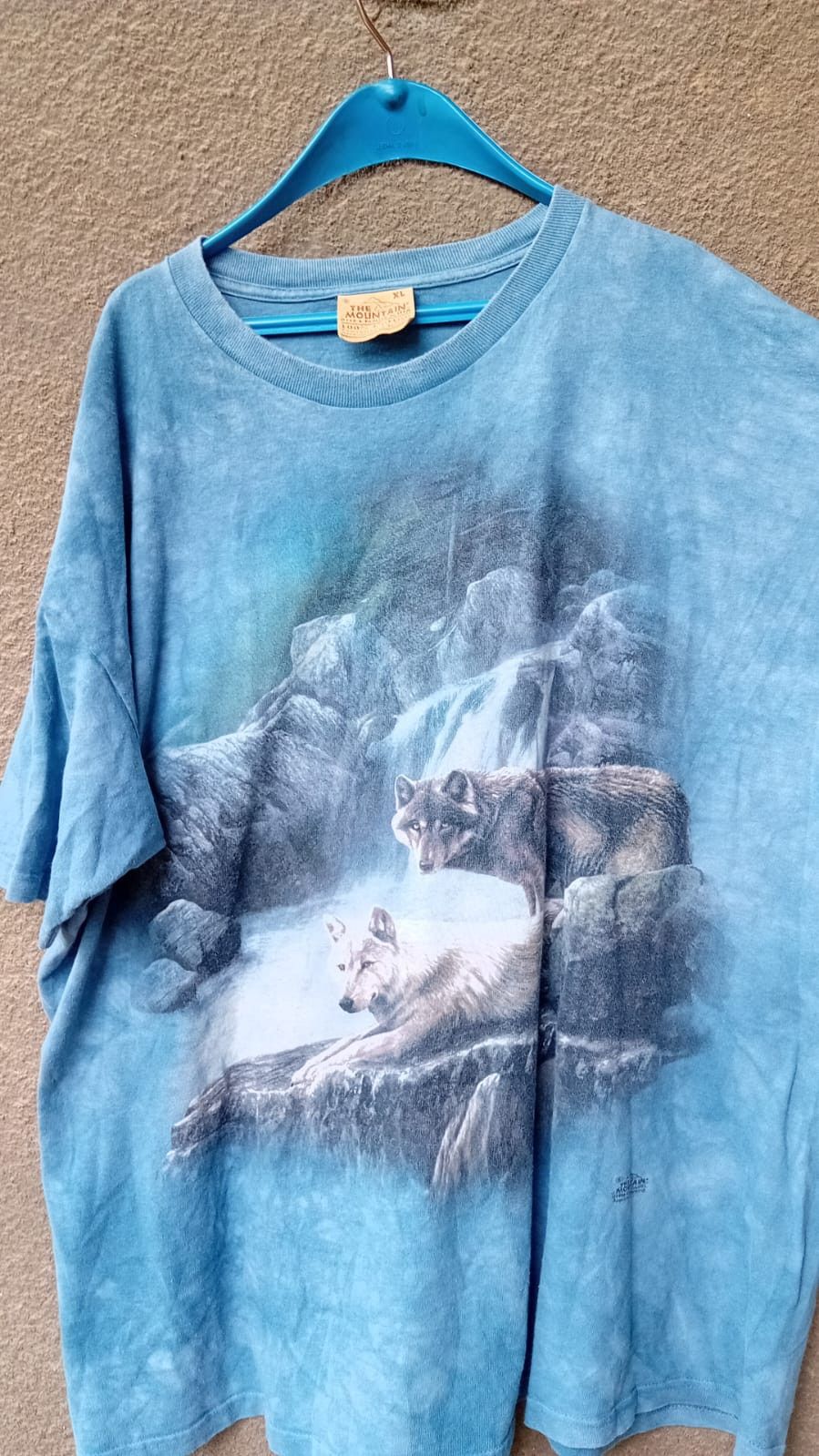 The Mountain × Vintage The Mountain Wolves Vtg 1999 Kevin Daniel Tie Dye tee sz XL Size US XL / EU 56 / 4 - 2 Thumbnail
