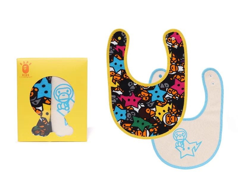 Bape Bape Kids Baby Milo STA Bib Size ONE SIZE - 1 Thumbnail