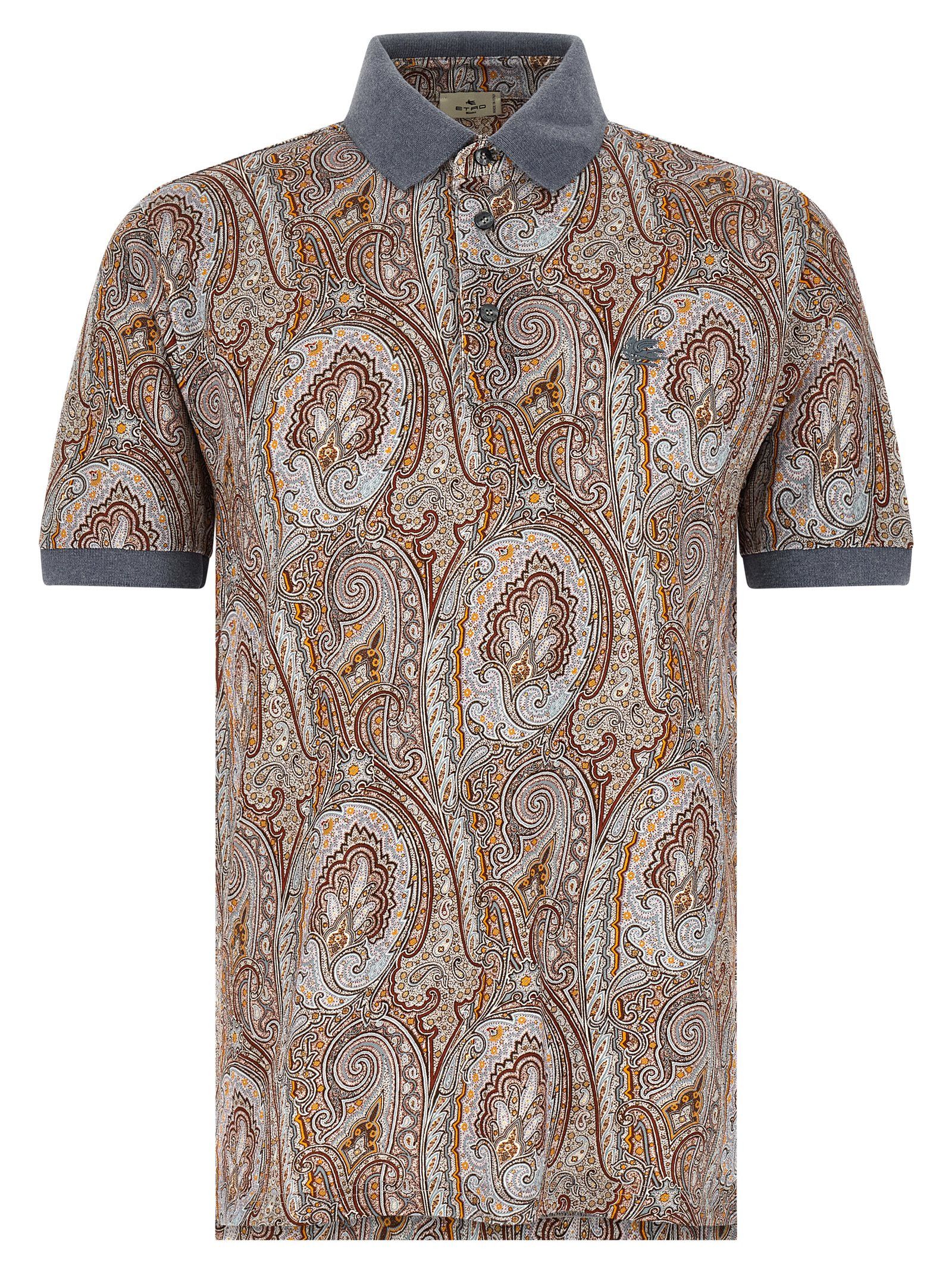 Etro 'Arnica Paisley' polo shirt Size US S / EU 44-46 / 1 - 1 Thumbnail