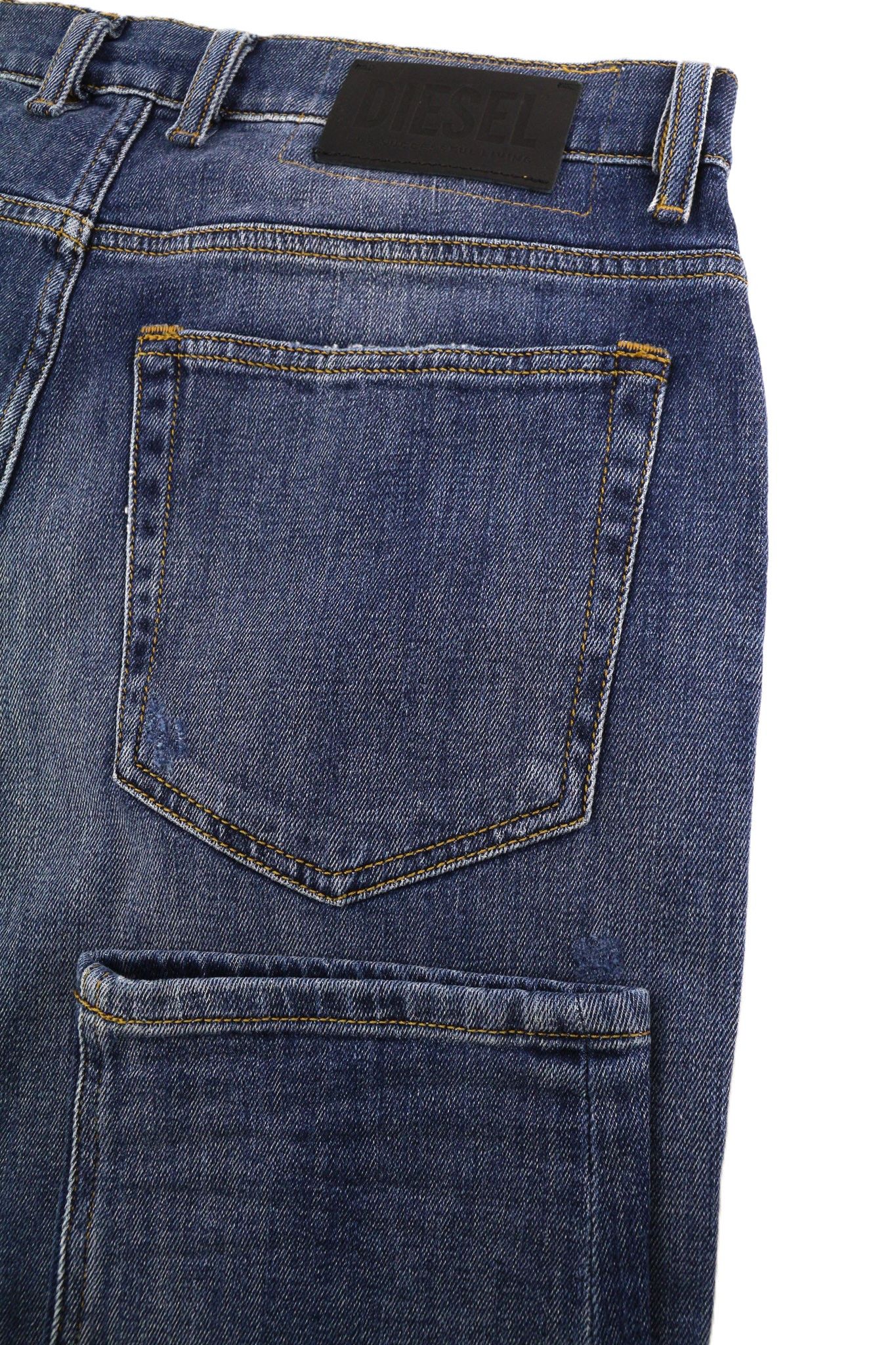 Diesel D-VIDER 0890X W30/L30 Carrot Stretch Blue 40437 Size US 30 / EU 46 - 6 Thumbnail