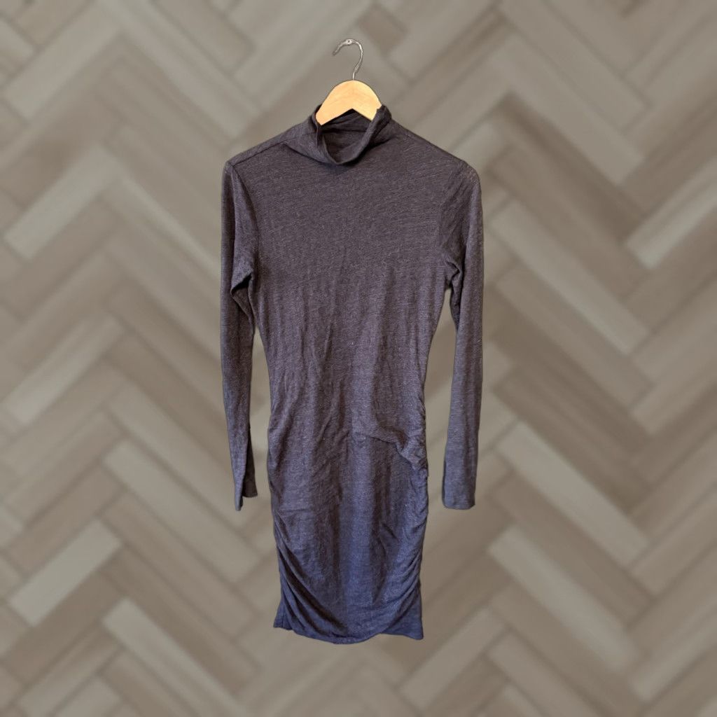 Velvet Velvet by Graham & Spencer Women Gray Long Sleeve Slip Dress Midi Dress Size M Size M / US 6-8 / IT 42-44 - 1 Thumbnail