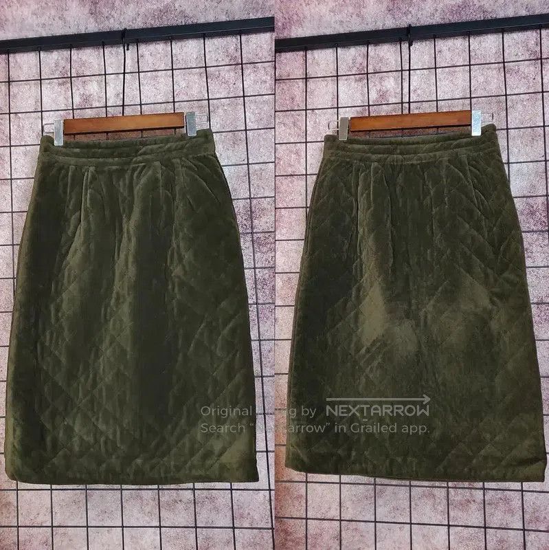 Givenchy Givenchy Green Plaid Midi Skirt for Women . Size 23" - 1 Thumbnail