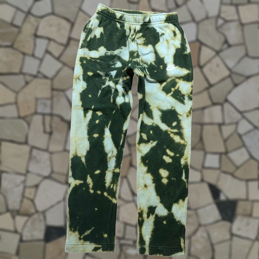 Nike Nike Sweatpants Joggers Green Tie Dye Adult Small 90s Size US 29 - 1 Thumbnail