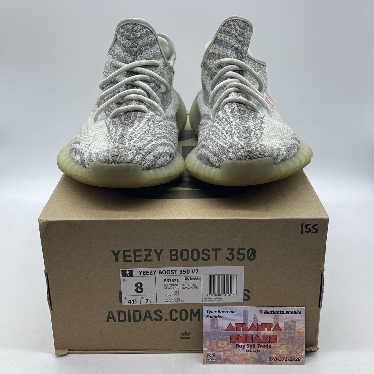Adidas Yeezy boost 350 blue tint Size US 8 / EU 41 - 2 Thumbnail