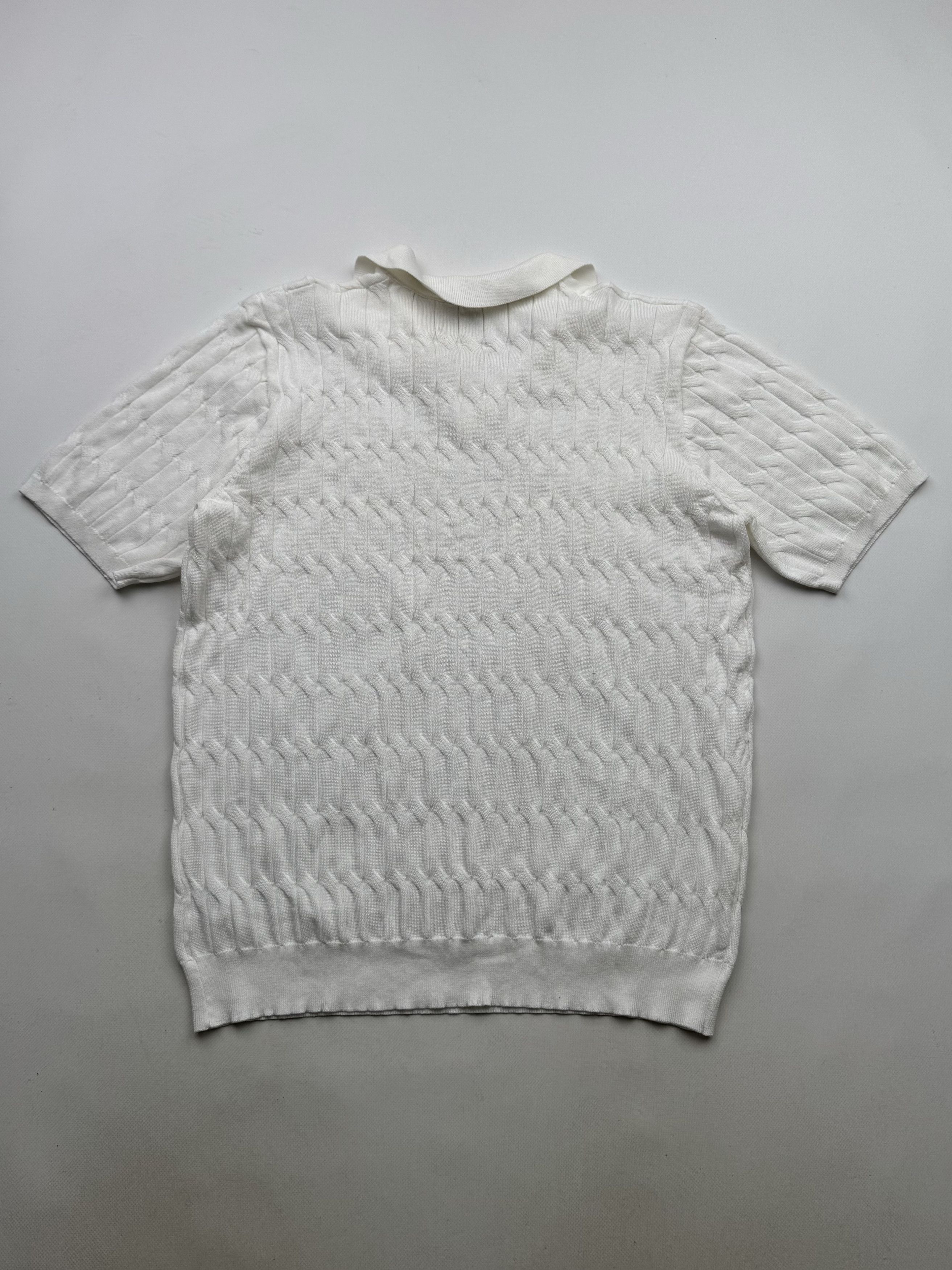 Vintage 90's Knitted Retro Polo Tee B168(V259)E2 Size US XL / EU 56 / 4 - 9 Thumbnail