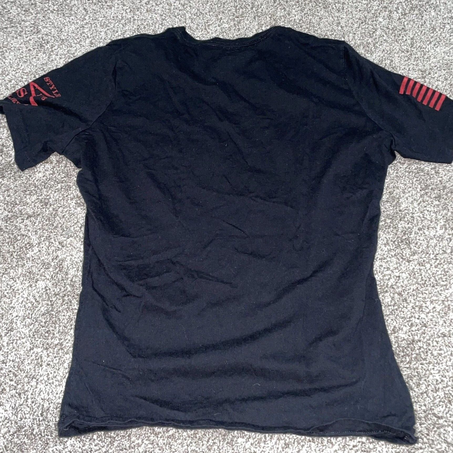 Vintage VINTAGE Grunt Style Graphic Tee Men's Size L Black USA Patriotism Size US L / EU 52-54 / 3 - 5 Thumbnail