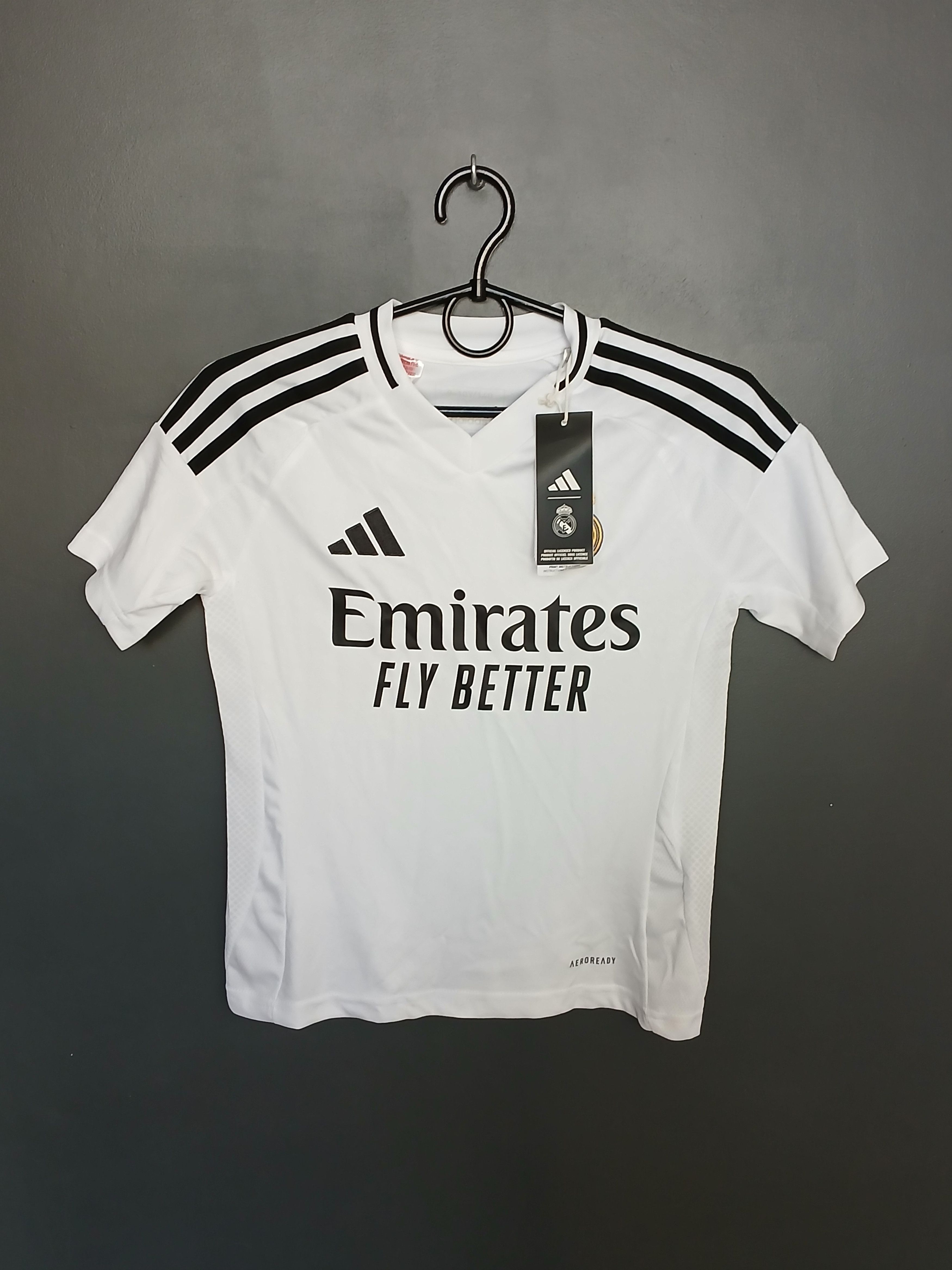 Adidas New KIDS Real Madrid 24/25 Home Football Jersey T-Shirt Size US S / EU 44-46 / 1 - 1 Thumbnail