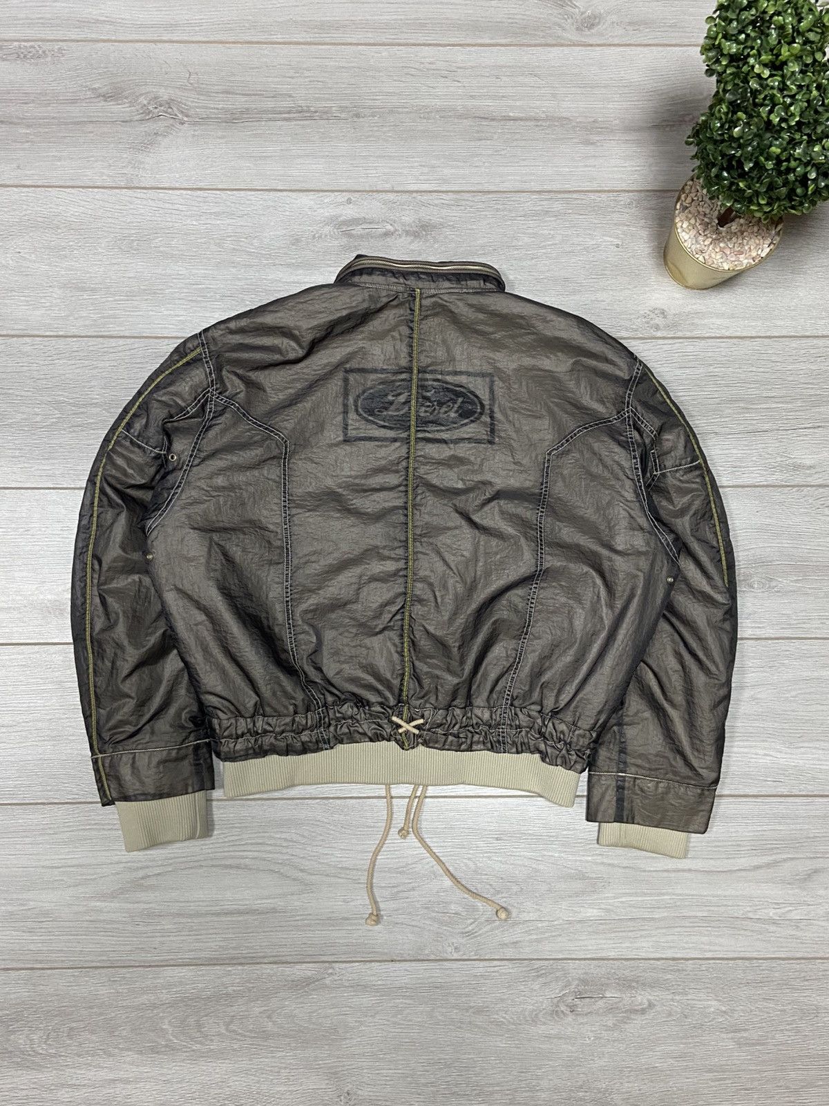 Diesel Diesel vintage Ford style nylon metal bomber MA-1 flyers Size US L / EU 52-54 / 3 - 12 Thumbnail