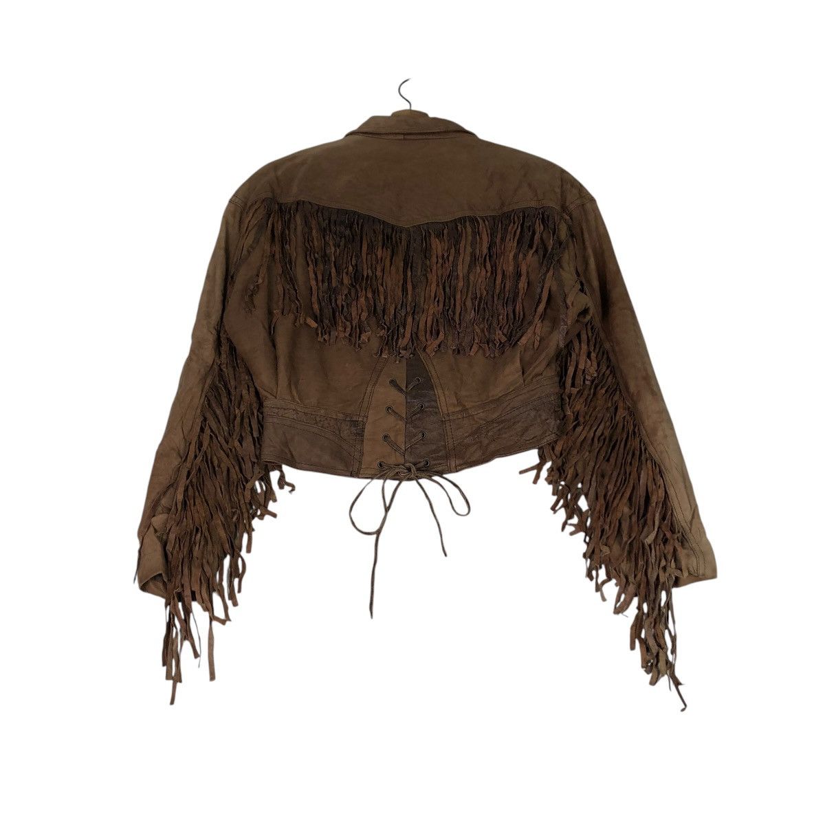 Japanese Brand 🔥VINTAGE CROPPED LEATHER JACKET RIOT RIOT DESIGN CHIA Size US M / EU 48-50 / 2 - 9 Thumbnail
