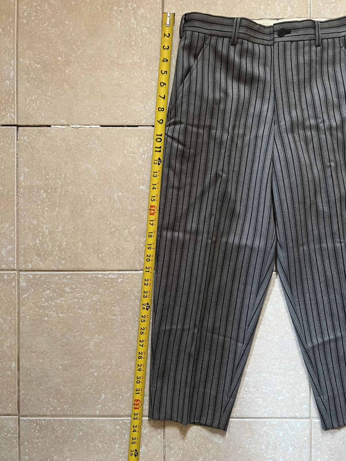 Comme des Garcons Homme Plus AW12 Comme des Garcons Homme Plus Striped Pants Size US 29 - 6 Thumbnail