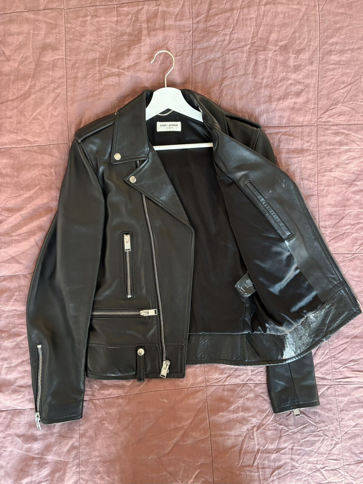 Saint Laurent Paris Hedi Slimane Saint Laurent L01 Leather Jacket FW13 Size US S / EU 44-46 / 1 - 2 Thumbnail