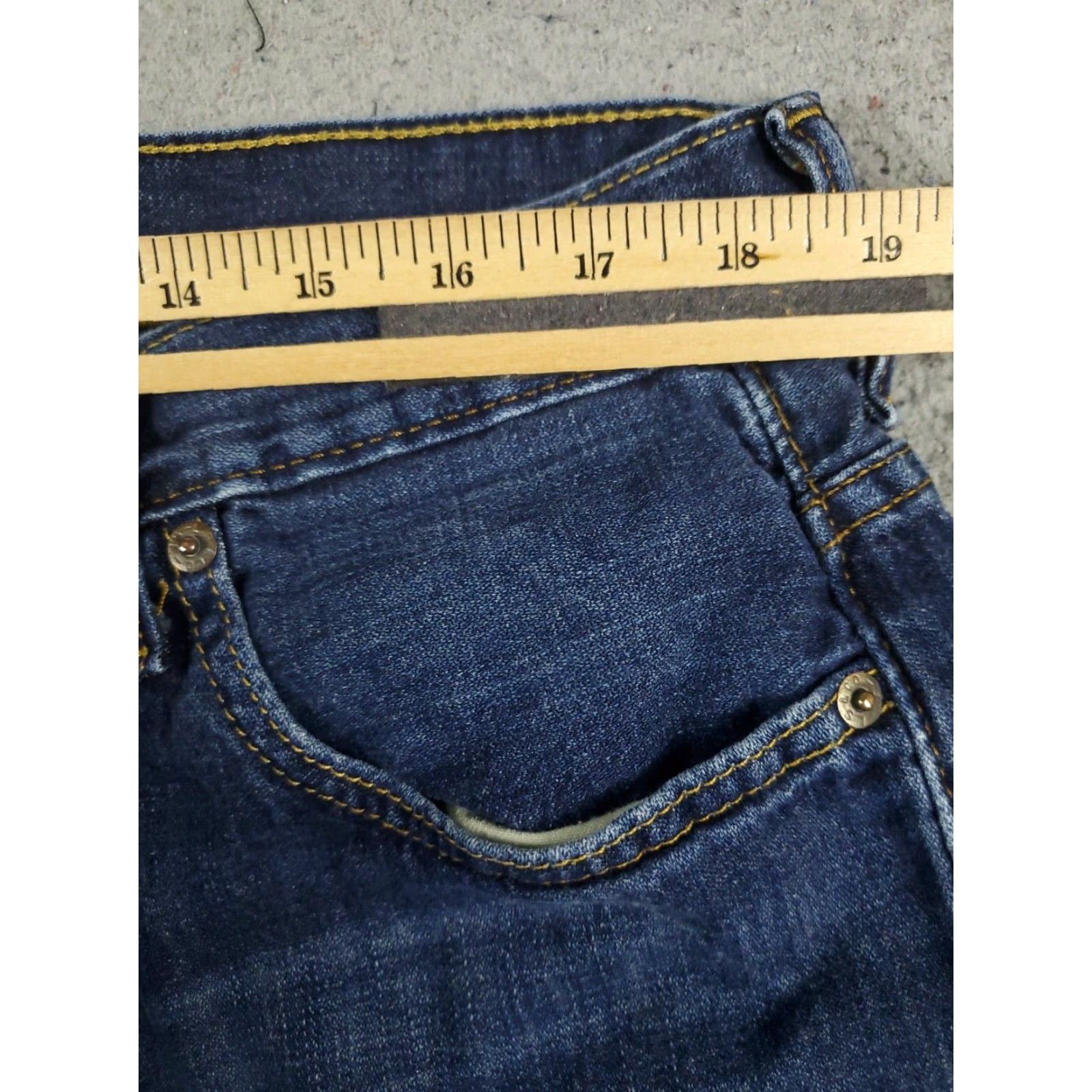 Levi's Levis 569 Jeans Blue Straight Leg Men's 36x28 Cotton Denim Pants Size US 36 / EU 52 - 4 Thumbnail