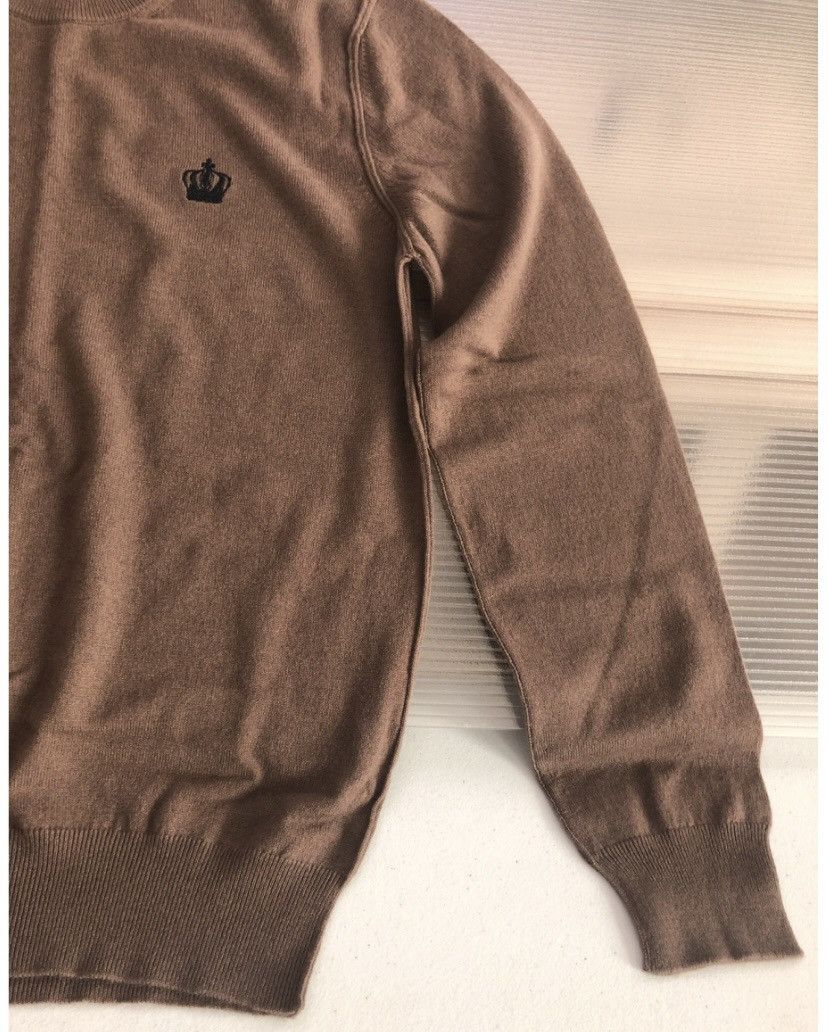 Dolce & Gabbana Dolce and Gabbana 🇮🇹 Brown Cashmere Crown Embroidered 50 NWT Size US M / EU 48-50 / 2 - 8 Thumbnail