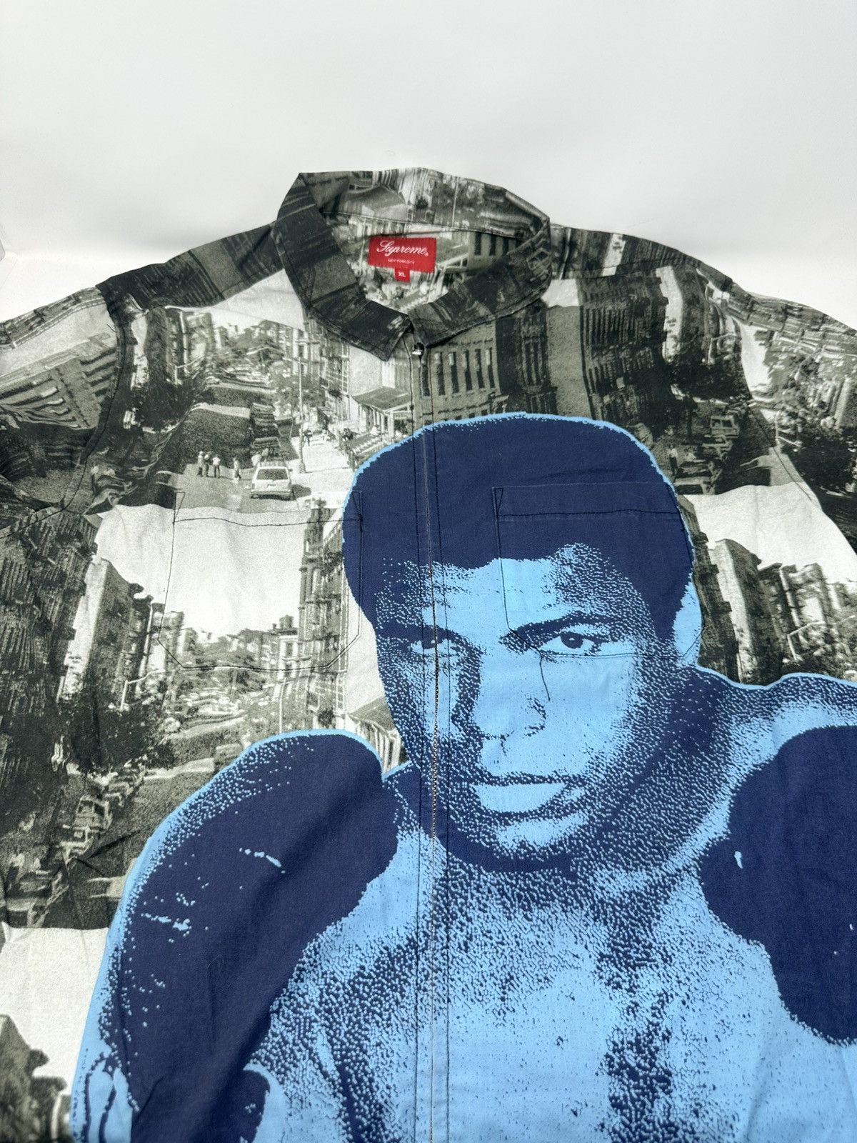 Supreme Muhammad Ali Zip Up S/S Shirt