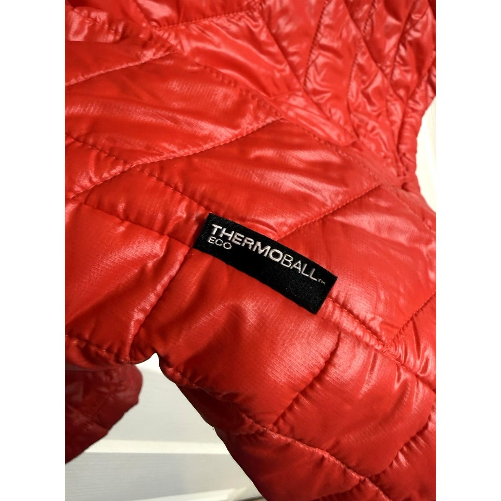 The North Face The North Face ThermoBall Eco Jacket Womens Small Red Quilted Puffer - READ Size S / US 4 / IT 40 - 5 Thumbnail