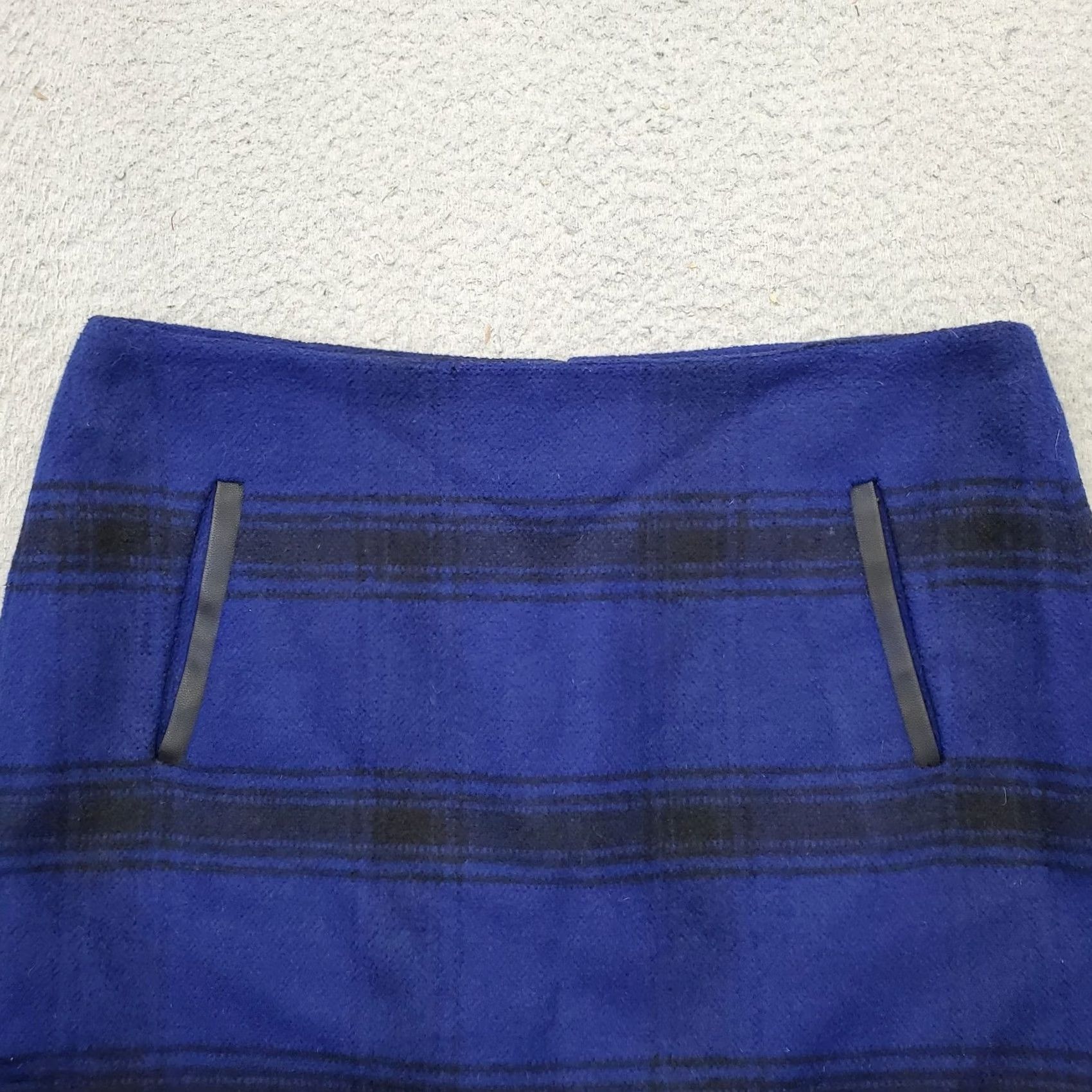Talbots Talbots Skirt Womens 10 Multi Plaid Lined Back Zipper Pencil Straight STRETCH? Size 32" / US 10 / IT 46 - 6 Thumbnail