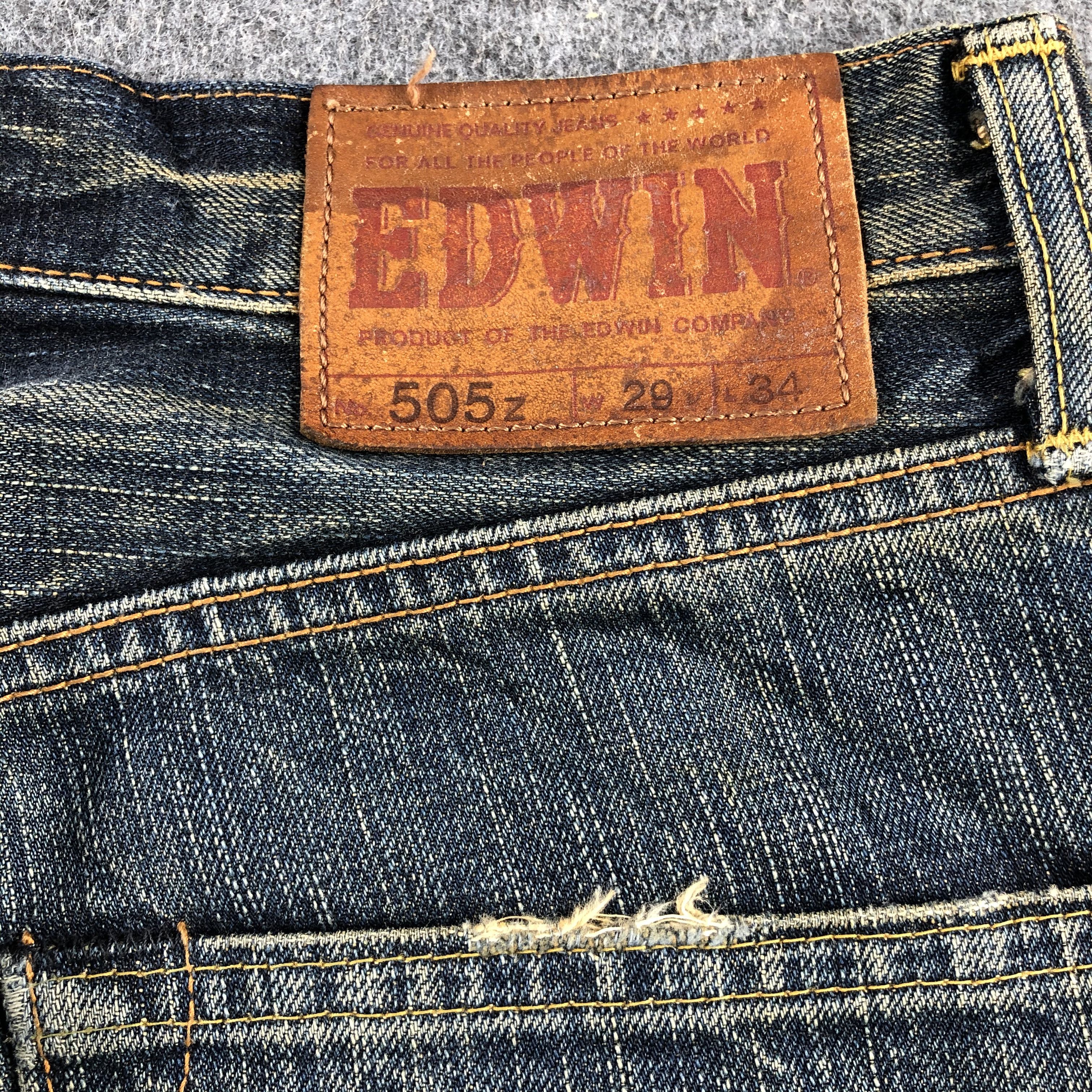 Edwin Vintage Edwin 505 Redline Jeans-J1866 Size US 30 / EU 46 - 5 Thumbnail