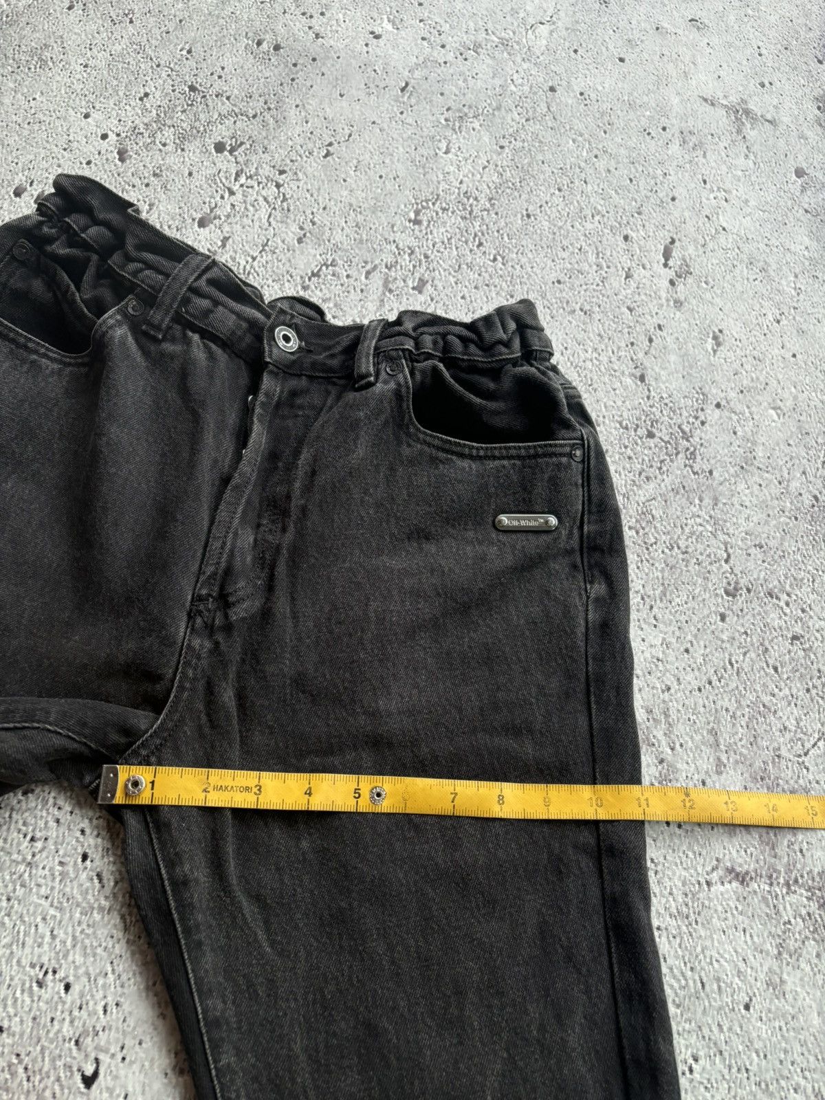 Off-White Off-white Black Denim Size US 29 - 15 Thumbnail