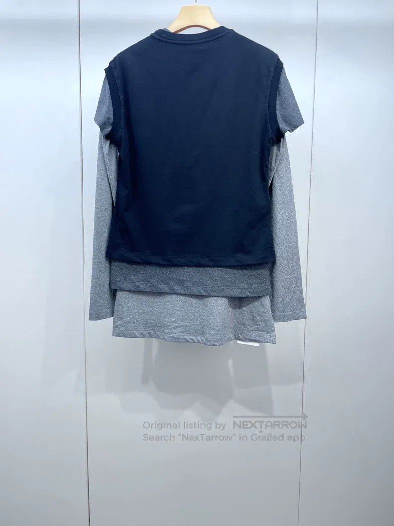 Miu Miu Miu Miu Size XS Black and grey three-piece T-shirt Size XS / US 0-2 / IT 36-38 - 2 Thumbnail