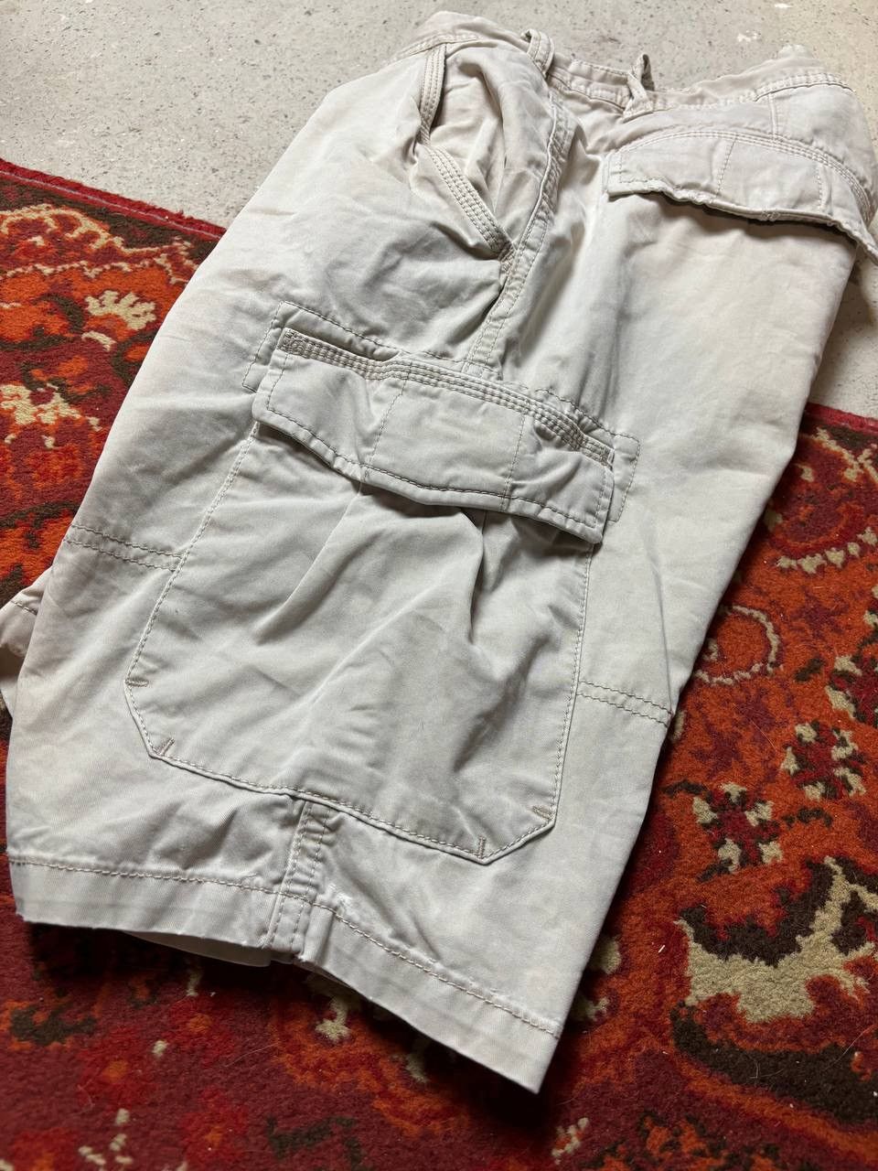 Japanese Brand × Vintage Vintage Y2K Charles Vogele Cargo Baggi Short Size US 36 / EU 52 - 3 Thumbnail