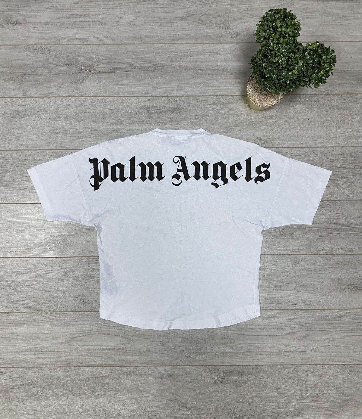 Palm Angels Palm Angels spell out big logo t-shirt Size US S / EU 44-46 / 1 - 1 Thumbnail