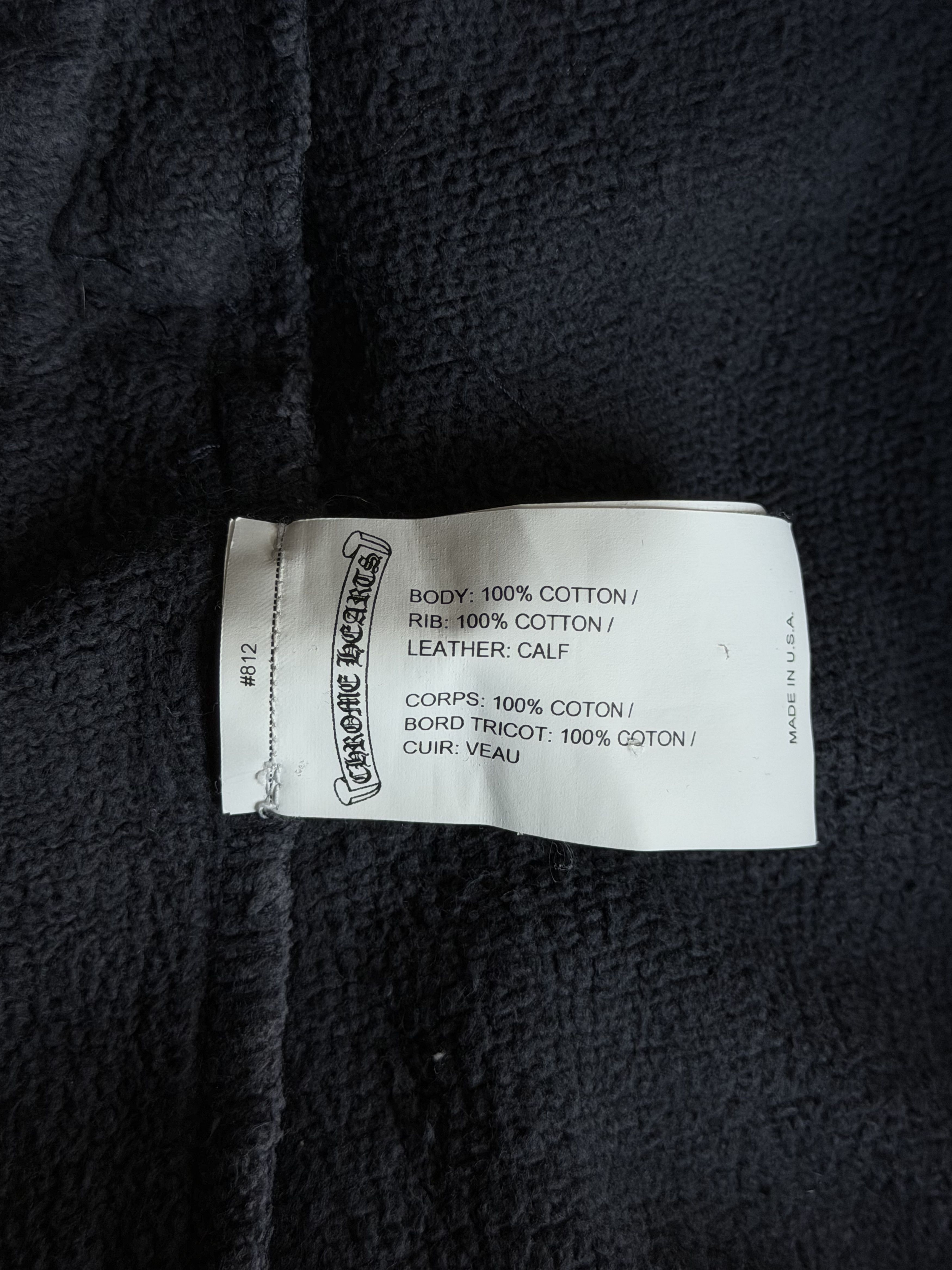 Chrome Hearts Navy & Red Triple Cross Patch Paper Jam Sweatpants Size US 32 / EU 48 - 4 Thumbnail