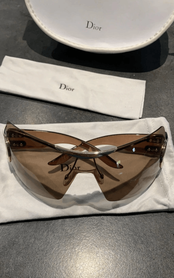 Dior DIOR Sunglasses Airspeed Mask Ski Wrap Shield Logo RI954 Size ONE SIZE - 3 Thumbnail