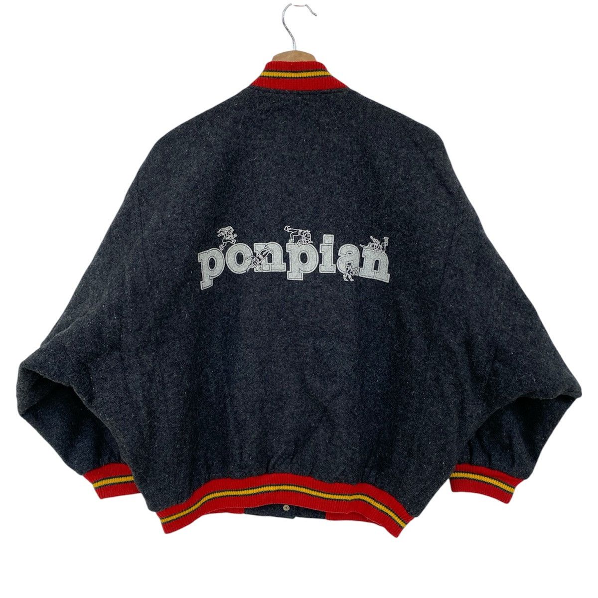 Japanese Brand Vintage Ponpian Varsity Jacket Size US M / EU 48-50 / 2 - 1 Thumbnail