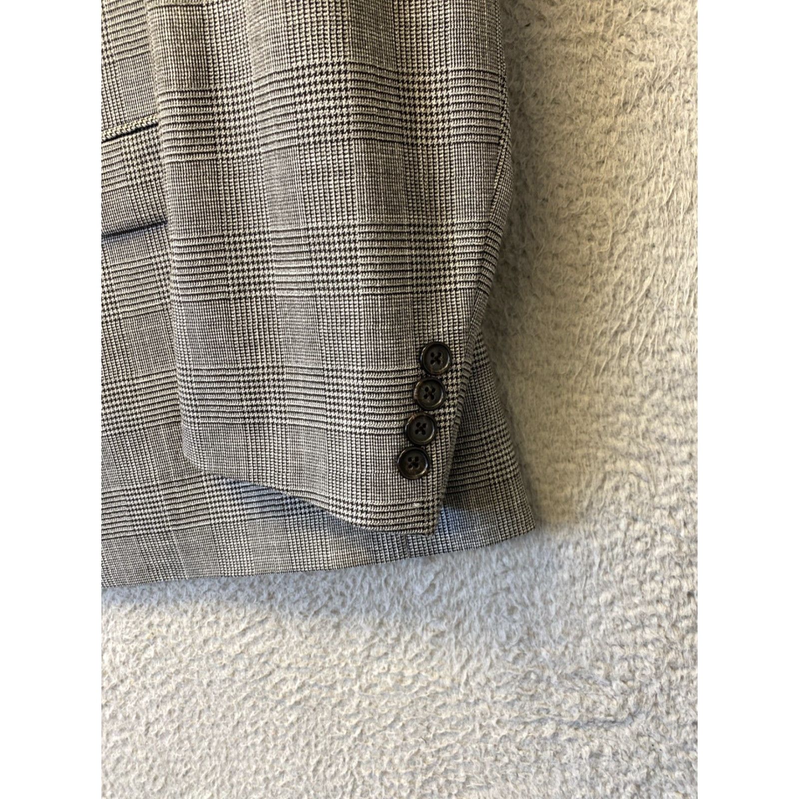 Ralph Lauren Ralph Lauren Blazer Jacket Glen Plaid Gents Flex 48R Gray Plaid / 142-17 Size 48R - 4 Thumbnail