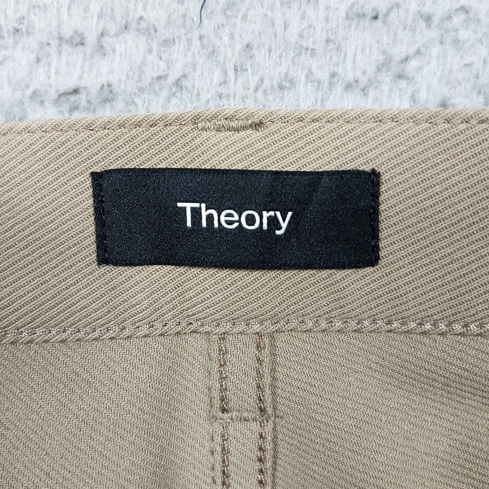 Theory Theory Mens Chinos Slim Fit Khaki Tan Size 34 - Beige Size US 34 / EU 50 - 4 Thumbnail